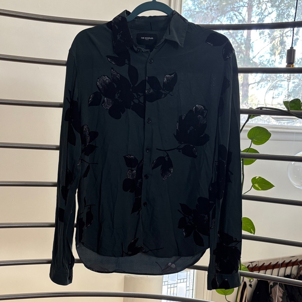 The Kooples Floral Button Down